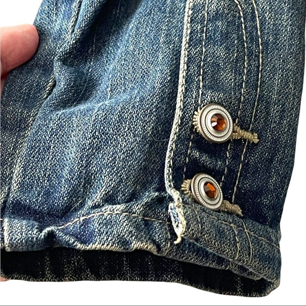 French Cuff Denim Jacket - Picture 5 of 6